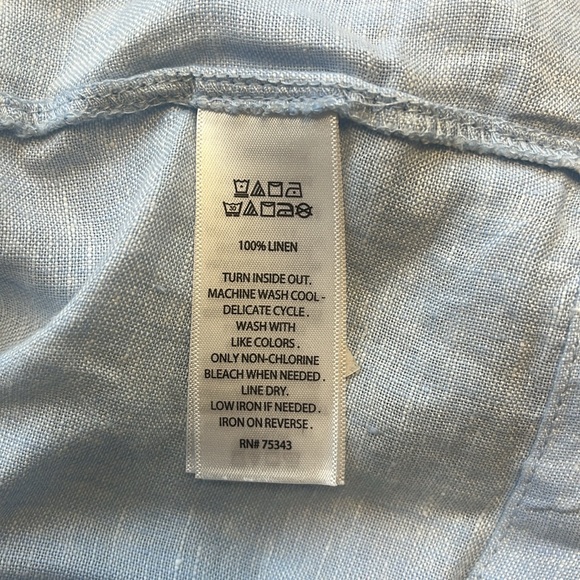 RACHEL Rachel Roy 100% Linen Hooded Top N151-14 - Picture 4 of 8